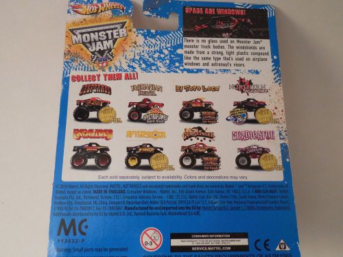 Hot Wheels Monster Jam 1st Editions 2012 Desperado w/ Topps Card 1/64 Scale NIP, image 4