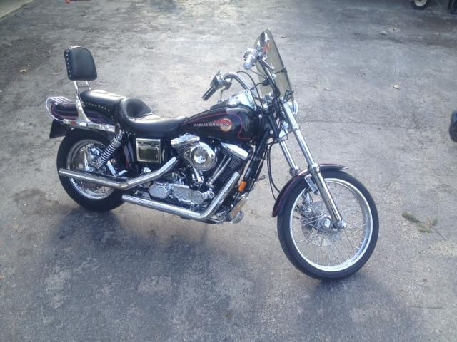 1993 harley-davidson dyna wide glide fxdwg lots of chrome