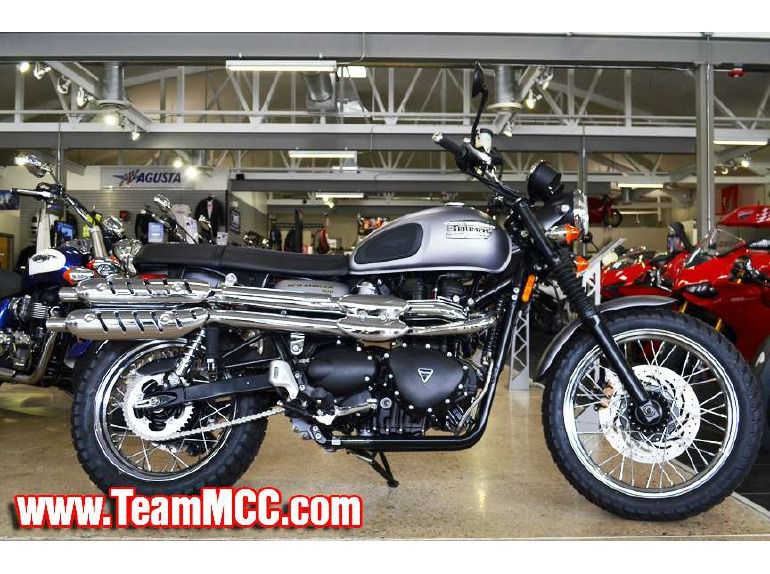 2013 Triumph Scrambler - Matte Graphite 