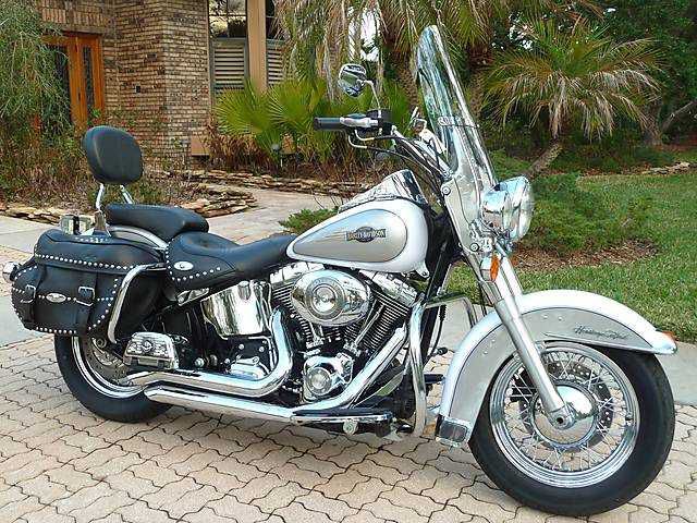2008 harley-davidson softail flstci screamin eagle slash cut pipes