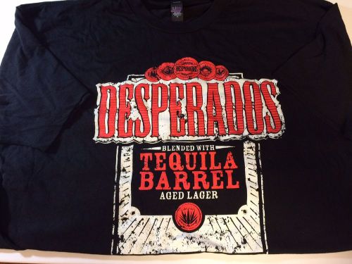 Desperados tequila barrel aged lager - men&#039;s x-large black t-shirt - brand new