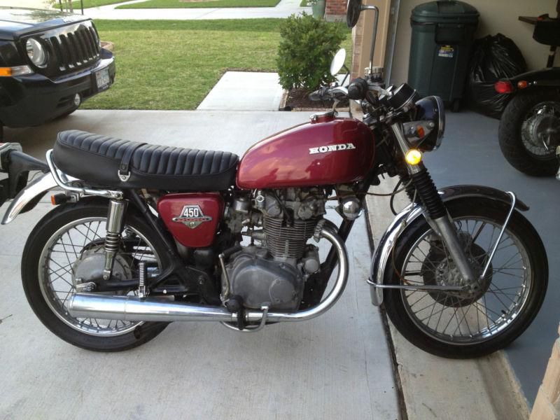 1974 honda cb450 vintage motorcycle complete