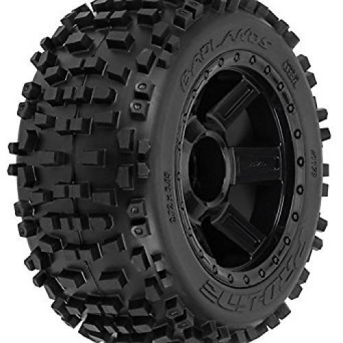 Proline 117811 badlands 3.8&#034; all terrain tire mounted on desperado black wheels