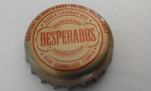 Netherlands Used Bottle Top Crown Cap Chapa Desperados Tequila Flavoured Beer, US $85, image 1