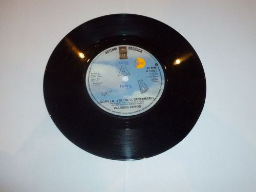 Warren zevon - gorilla, you&#039;re a desperado - 1980 7&#034; vinyl single