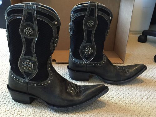Ariat desperado women&#039;s western boots size 8.5 gorgeous mint condition!