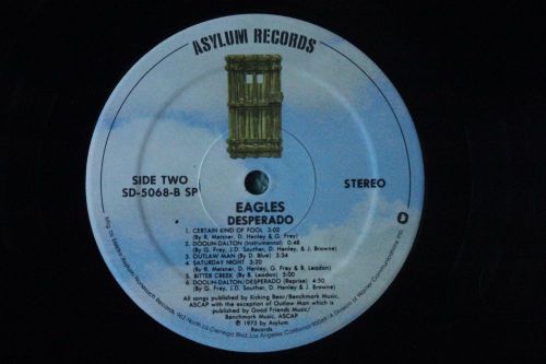 Eagles Desperado NM/NM- 1973 1st press Asylum SD 5068, US $19.99, image 8