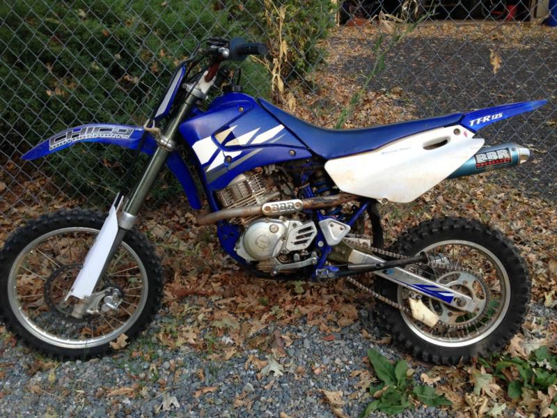 2003 Yamaha TTR125 with full YZ80 suspension