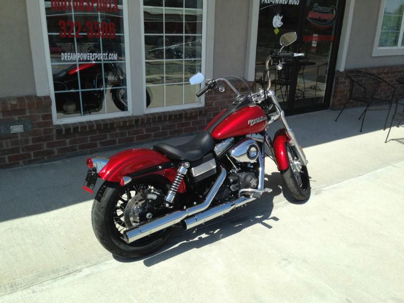 2012 Dyna Street Bob ONLY 228 MILES! EMBER RED SUNGLO! BEST DEAL ANYWHERE!, US $11,950.00, image 4