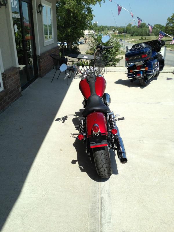 2012 Dyna Street Bob ONLY 228 MILES! EMBER RED SUNGLO! BEST DEAL ANYWHERE!, US $11,950.00, image 5