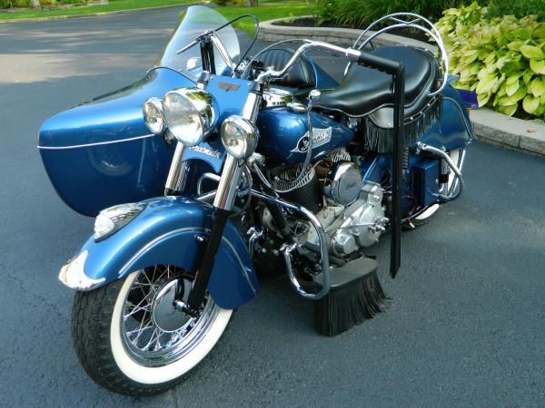 1953 Indian Roadmaster Chief w///// Indian Sidecar