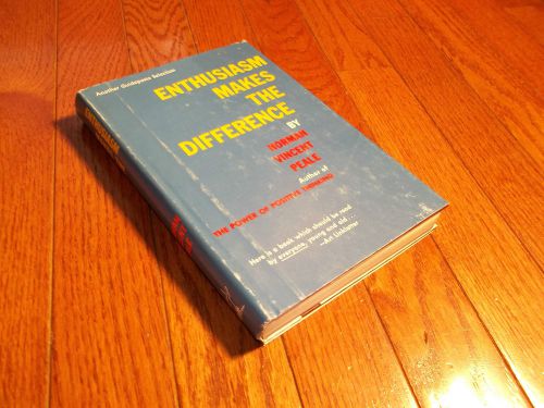 Enthusiasm makes the difference norman vincent peale vintage hardcover 1967 bce