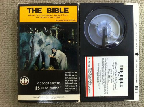 BIBLE - Beta - Michael Parks - Original Release on Video
