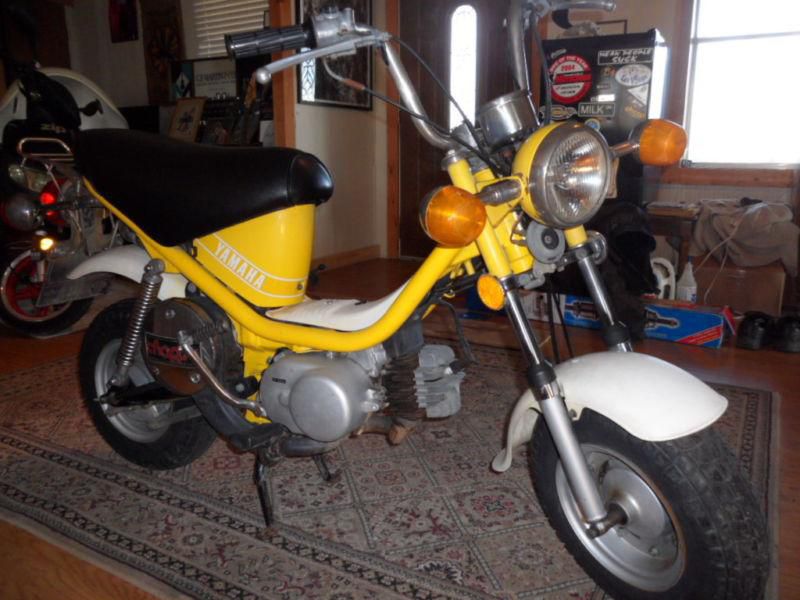 yamaha chappy 80 motorcycle scooter mini automatic hi low range 600 miles