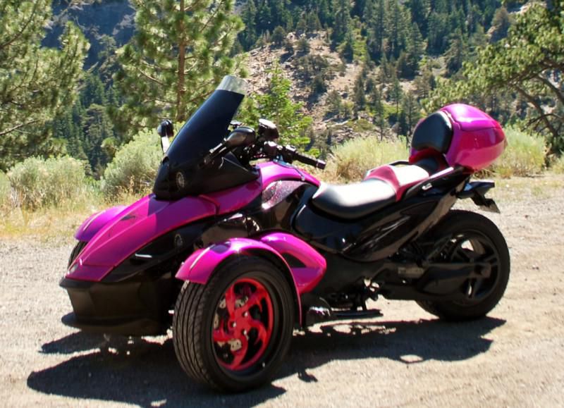 Custom 2009 Can Am Spyder RS Pink