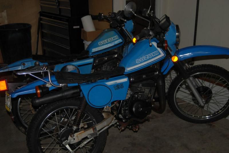 TWO bikes for the PRICE OF ONE Suzuki ts125 and ts185 1980 great deal ahmra race