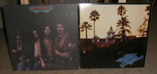 Eagles Vinyl LP Lot Hotel California + Desperado 2 Albums