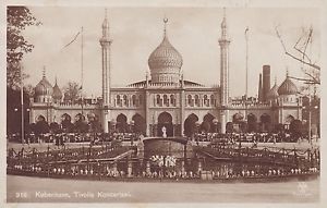 Denmark - copenhagen, tivolis koncertsal (concert hall) - real photo by vincent'