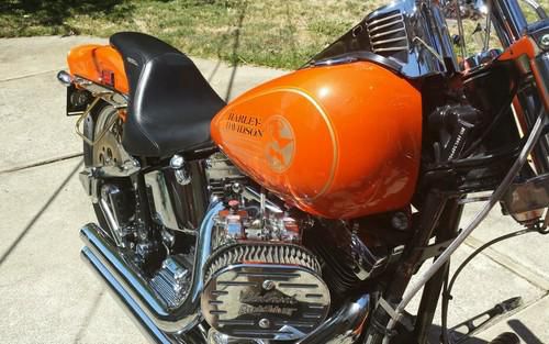 Harley Davidson Limited Edition, Custom 1993 Orange Softail, US $14,500.00, image 2