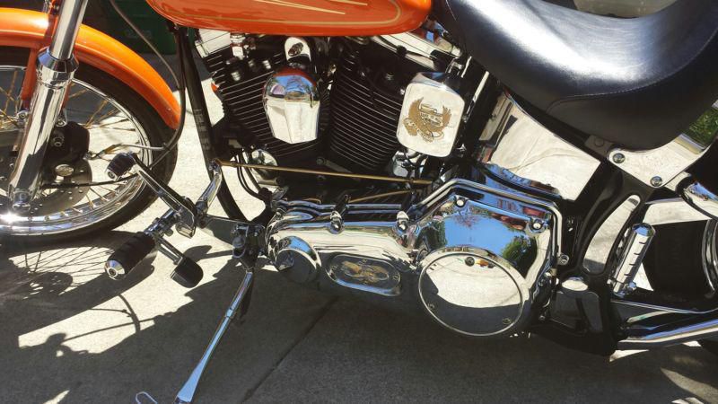 Harley Davidson Limited Edition, Custom 1993 Orange Softail, US $14,500.00, image 5