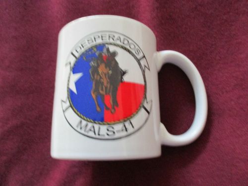 Marine aviation logistics squadron mals-41 desperados coffee cup mug / usmc