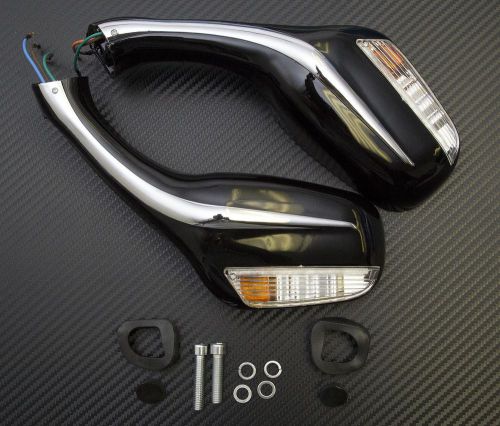 8mm electric rearview mirrors moped motorcycle scooter terminator vento black