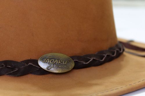 Jacaru australia&#039;s finest leather hat style: desperado (med.) brown