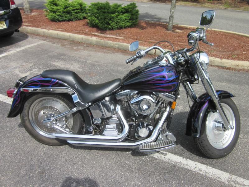 1997 harley davidson softail flstf fat boy loaded low miles no reserve