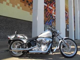2005 silver harley davidson fxsti! low mile, fuel injected softail!!
