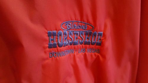 Vintage - Binion's Horseshoe Downtown Las Vegas Coat Jacket by Vento sz. XXL, US $9.95, image 3
