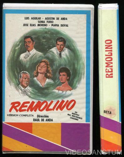 DRAMA BETA NOT VHS REMOLINO 1961 MEXCINEMA VIDEO SONIA FURIO SPANISH LANGUAGE NR