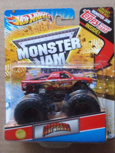 Hot wheels monster jam desperado topps trading card series