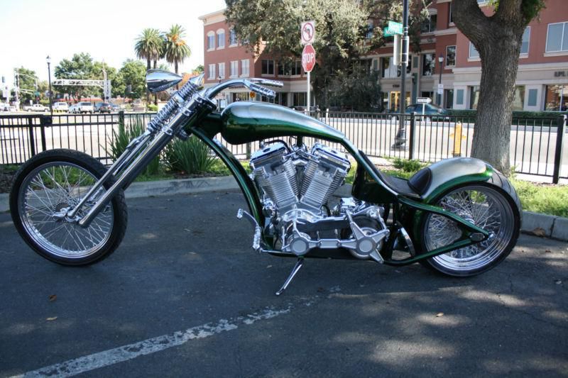 Custom built pro-street chopper, 300 rigid