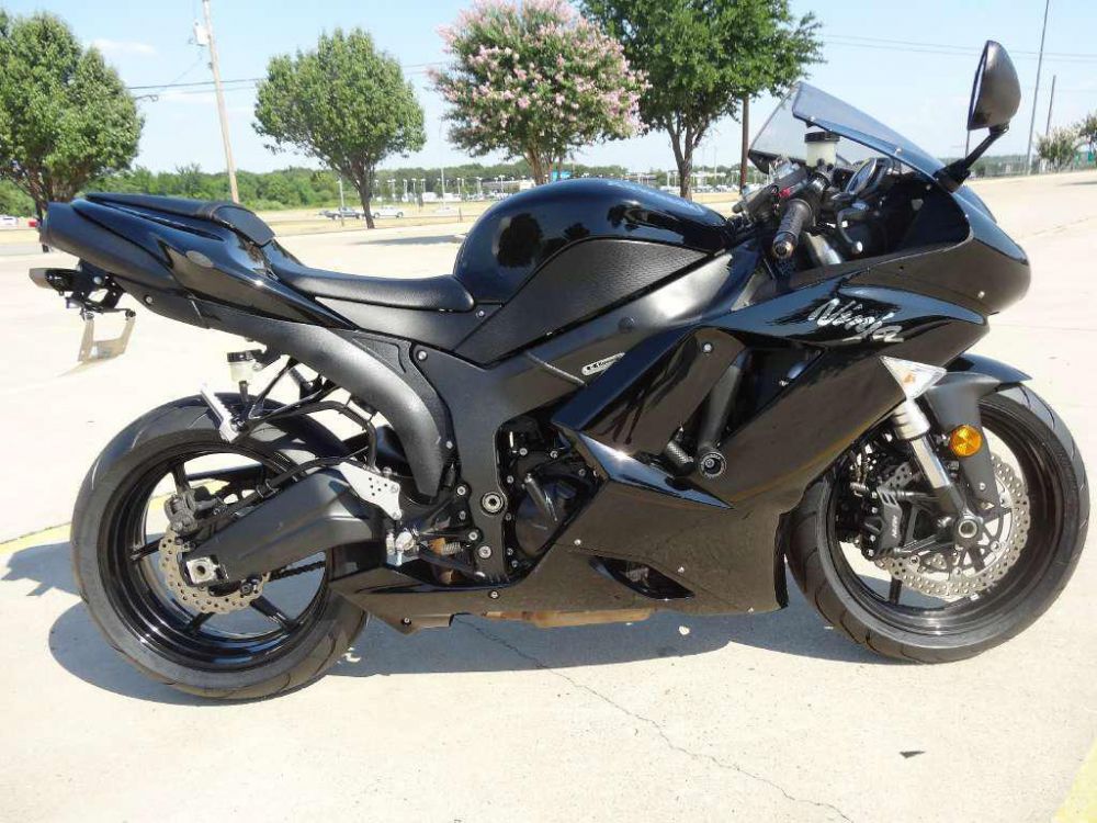 2007 kawasaki ninja zx-6r  sportbike 
