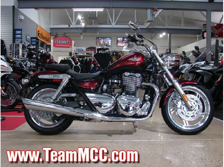 2013 triumph thunderbird abs - marble red haze 