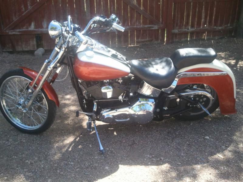 08 harley softail springer classic custom 3400 miles evo ported s&s 585 cam 11.5