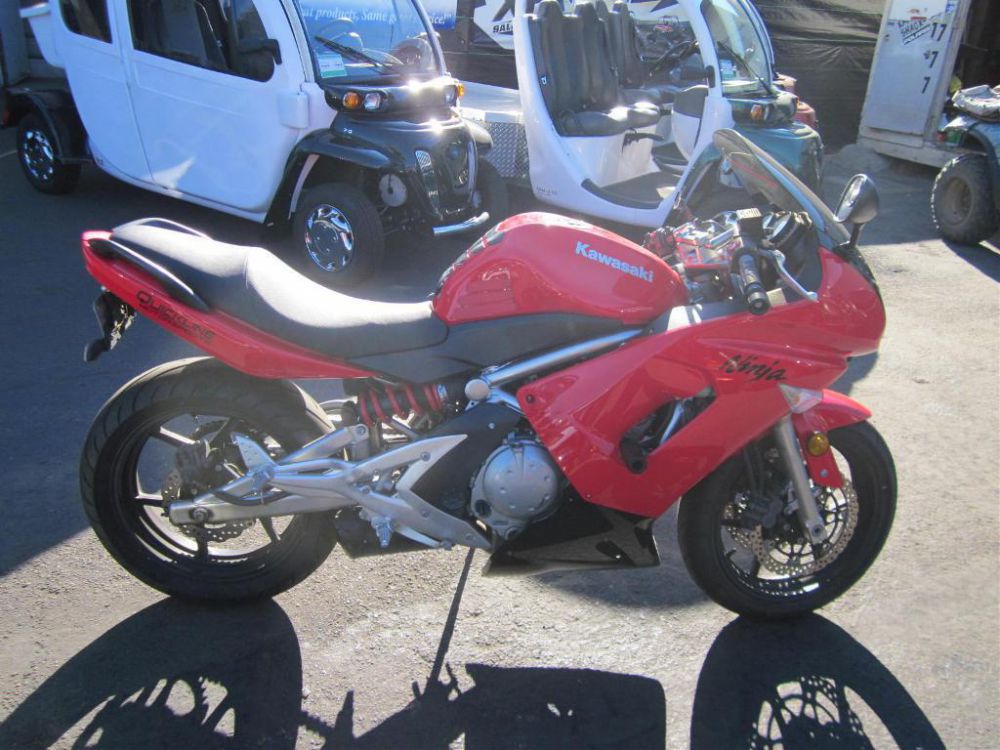 2007 kawasaki ninja 650r  sportbike 
