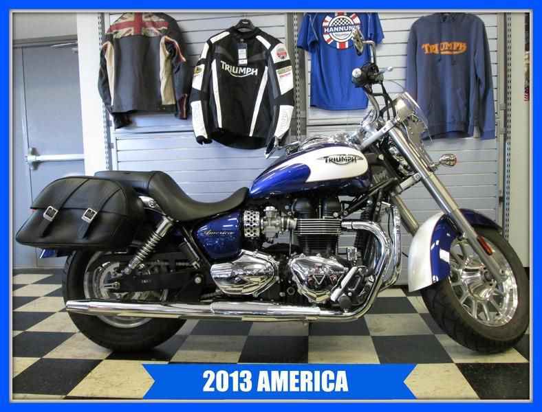2013 Triumph America Two-Tone Cruiser 