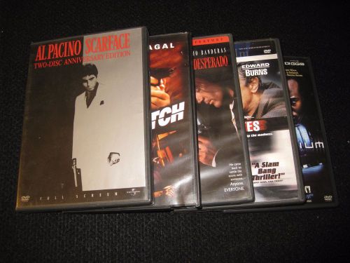 5 Action DVD Scarface  Equilibrium  15 Minutes Desperado Kill Switch, US $14.99, image 5