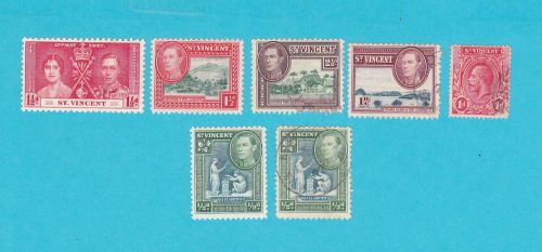 ST VINCENT MH &amp; USED STAMPS COLLECTION.lot#334