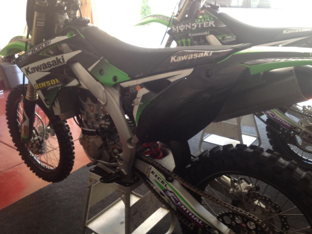 2012 Kawasaki Kx 450F Dirt Bike 