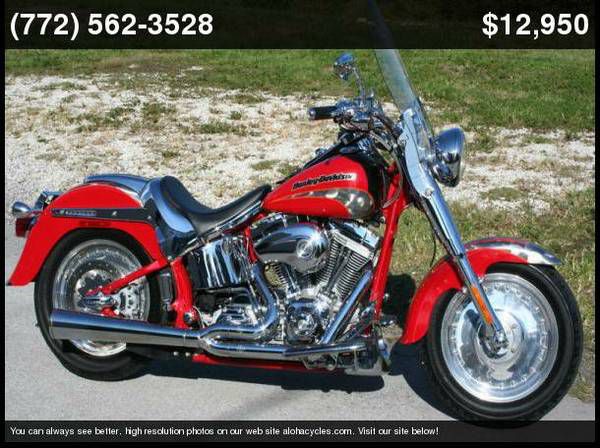 2005 Harley-Davidson Screamin&#039; Eagle Fat Boy Red FLSTFSE, super nice
