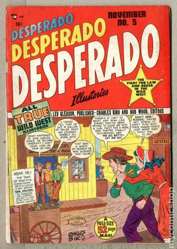 Desperado (1948 Lev Gleason) #5 GD+ 2.5, US $17.00, image 1