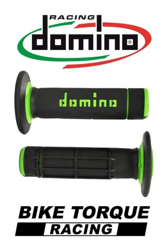 Husaberg TE250 Domino Diamond Waffle Grips Black / Green
