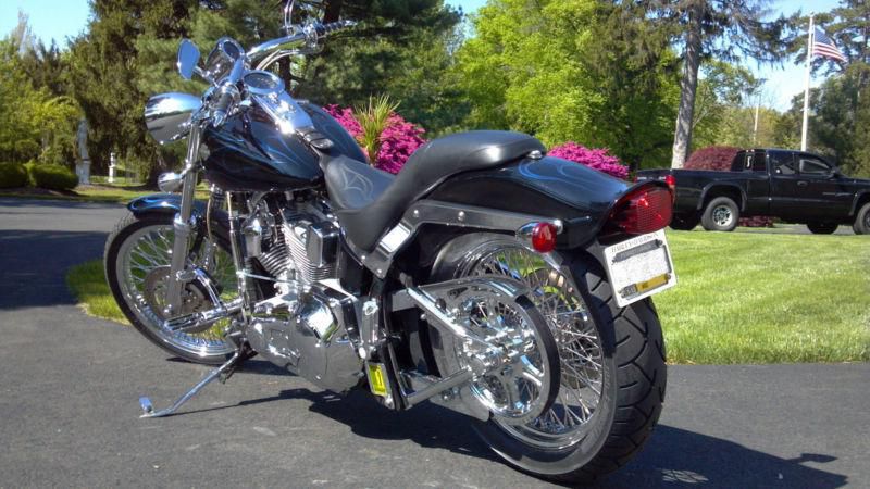 Harley davidson softail--**low miles** loaded!!