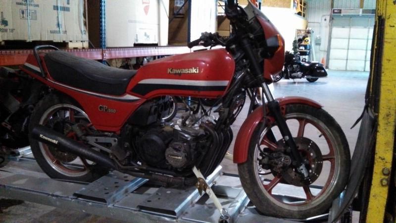 1982 kawasaki gpz 500 unitrak basket case parts bike