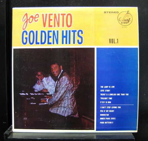 Joe vento - golden hits vol.1 lp mint- lp-1223 private organ stereo vinyl record