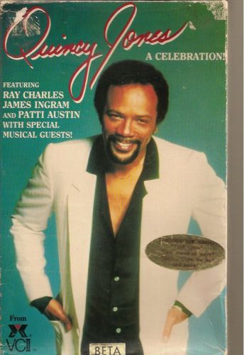 Quincy jones - a celebration (beta/betamax big box 1986) ray charles