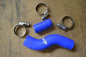 KTM Husaberg 350 Silicone Thermostat Bypass Hose Kit With Clamps Gloss Blue