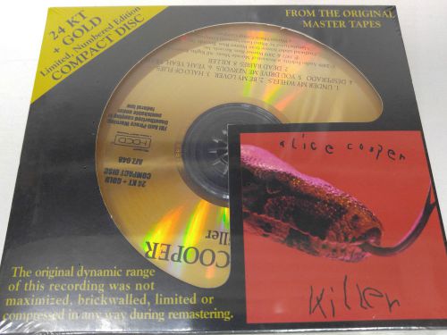 Killer by alice cooper 24kt gold cd